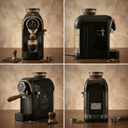 The Celestial Barista System — side view